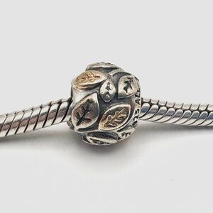 Pandora Two Tone Tree of Life Sterling Silver & 14k Gold Charm